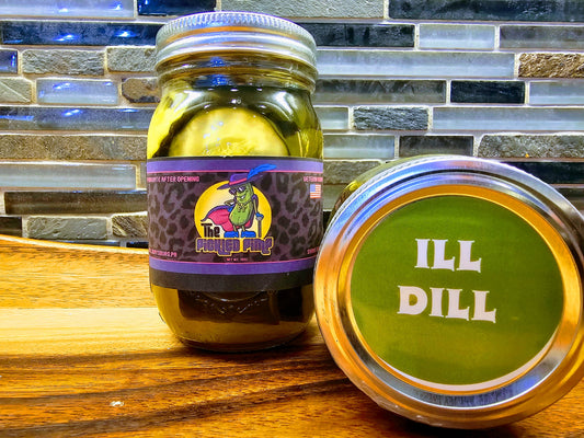 Ill Dill 16 ounce jar of pickles